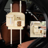 Maxbell Car Tissue Box with Trash Can Tissue Storage Box Women Gift Tissue Dispenser Style C