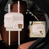 Maxbell Car Tissue Box with Trash Can Tissue Storage Box Women Gift Tissue Dispenser Style D