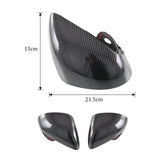 Maxbell 2Pcs Car Side Rear View Mirror Cover Caps Trims for Byd Dolphin Style A