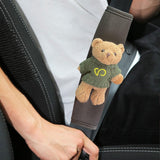 Maxbell Car Seat Belt Strap Cover Handbag Camera Backpack Straps Car Seatbelt Covers Green Ice Silk