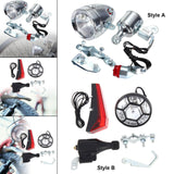 Maxbell Dynamo Bike Light Set with Included Wiring Eco Friendly Waterproof Headlight Style A