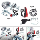 Maxbell Dynamo Bike Light Set with Included Wiring Eco Friendly Waterproof Headlight Style A