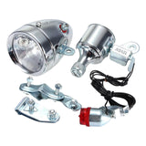 Maxbell Dynamo Bike Light Set with Included Wiring Eco Friendly Waterproof Headlight Style A