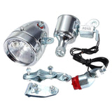 Maxbell Dynamo Bike Light Set with Included Wiring Eco Friendly Waterproof Headlight Style A