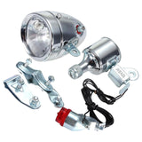Maxbell Dynamo Bike Light Set with Included Wiring Eco Friendly Waterproof Headlight Style A
