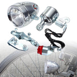 Maxbell Dynamo Bike Light Set with Included Wiring Eco Friendly Waterproof Headlight Style A