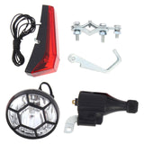 Maxbell Dynamo Bike Light Set with Included Wiring Eco Friendly Waterproof Headlight Style B