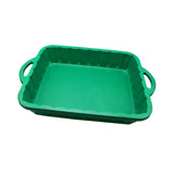 Maxbell Engine Oil Drain Pan Rectangle Oil Drip Pan for Truck Motorbike Vehicle Green