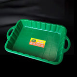 Maxbell Engine Oil Drain Pan Rectangle Oil Drip Pan for Truck Motorbike Vehicle Green