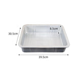 Maxbell Engine Oil Drain Pan Rectangle Oil Drip Pan for Truck Motorbike Vehicle White M