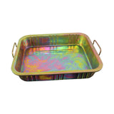 Maxbell Engine Oil Drain Pan Rectangle Oil Drip Pan for Truck Motorbike Vehicle Multicolor