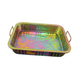 Maxbell Engine Oil Drain Pan Rectangle Oil Drip Pan for Truck Motorbike Vehicle Multicolor