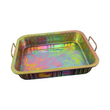 Maxbell Engine Oil Drain Pan Rectangle Oil Drip Pan for Truck Motorbike Vehicle Multicolor