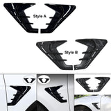 Maxbell 1 Pair Universal Car Side Flow Vent Fender Sticker for Cars Suvs Sturdy Style A