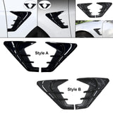 Maxbell 1 Pair Universal Car Side Flow Vent Fender Sticker for Cars Suvs Sturdy Style A