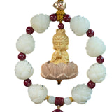 Maxbell Car Rearview Mirror Pendant Universal Gift Feng Shui Dangling Car Decoration Guanyin