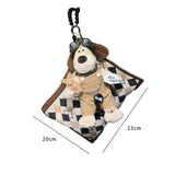 Maxbell Car Tissue Box Car Headrest Mount Multifunctional Cartoon Dog Tissue Holder