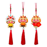 Maxbell Dragon Statue Car Pendant Decorative Gift Cartoon Spring Festival Decoration Style A