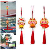 Maxbell Dragon Statue Car Pendant Decorative Gift Cartoon Spring Festival Decoration Style A