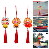 Maxbell Dragon Statue Car Pendant Decorative Gift Cartoon Spring Festival Decoration Style A