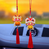 Maxbell Dragon Statue Car Pendant Decorative Gift Cartoon Spring Festival Decoration Style A