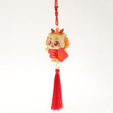 Maxbell Dragon Statue Car Pendant Decorative Gift Cartoon Spring Festival Decoration Style C