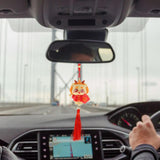 Maxbell Dragon Statue Car Pendant Decorative Gift Cartoon Spring Festival Decoration Style C