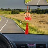 Maxbell Dragon Statue Car Pendant Decorative Gift Cartoon Spring Festival Decoration Style C