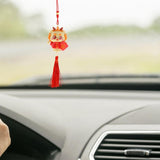 Maxbell Dragon Statue Car Pendant Decorative Gift Cartoon Spring Festival Decoration Style C