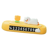 Maxbell Car Temporary Parking Card Cute Phone Number Plate for Automotive Buses