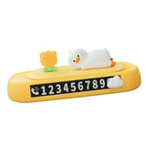 Maxbell Car Temporary Parking Card Cute Phone Number Plate for Automotive Buses