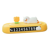 Maxbell Car Temporary Parking Card Cute Phone Number Plate for Automotive Buses