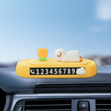 Maxbell Car Temporary Parking Card Cute Phone Number Plate for Automotive Buses