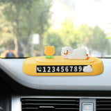 Maxbell Car Temporary Parking Card Cute Phone Number Plate for Automotive Buses