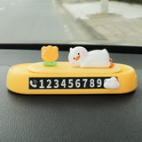 Maxbell Car Temporary Parking Card Cute Phone Number Plate for Automotive Buses