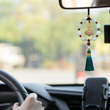 Maxbell Car Rearview Mirror Pendant Charm Dangling Gift Car Accessories for SUV Style A