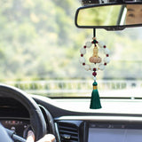 Maxbell Car Rearview Mirror Pendant Charm Dangling Gift Car Accessories for SUV Style A