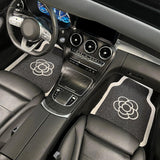 Maxbell Car Floor Mats Universal Wear Resistant PU Leather Carpet for Suvs Cars Front