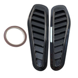 Maxbell 2 Pieces Air Flow Intake Cover Hood Scoops 13x4.3inch Bonnet Vent Hood Cover Style A