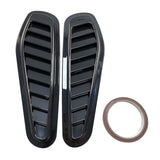 Maxbell 2 Pieces Air Flow Intake Cover Hood Scoops 13x4.3inch Bonnet Vent Hood Cover Style A
