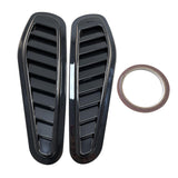Maxbell 2 Pieces Air Flow Intake Cover Hood Scoops 13x4.3inch Bonnet Vent Hood Cover Style A