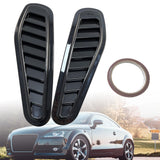Maxbell 2 Pieces Air Flow Intake Cover Hood Scoops 13x4.3inch Bonnet Vent Hood Cover Style A