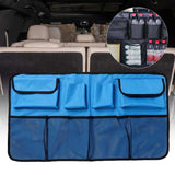 Maxbell Car Backseat Organizer Backseat Hanging Organizer for SUV Travel Phones net bag Blue