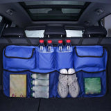 Maxbell Car Backseat Organizer Backseat Hanging Organizer for SUV Travel Phones net bag Blue