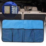 Maxbell Car Backseat Organizer Backseat Hanging Organizer for SUV Travel Phones Simple Blue