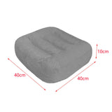 Maxbell Car Booster Seat Cushion Short Drivers Butt Cushion Comfortable Car Seat Pad gray