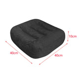 Maxbell Car Booster Seat Cushion Short Drivers Butt Cushion Comfortable Car Seat Pad black