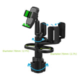 Maxbell Car Cup Holder Expander with Phone Holder for Mugs Coffee Cups Snacks