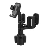 Maxbell Car Cup Holder Expander with Phone Holder for Mugs Coffee Cups Snacks