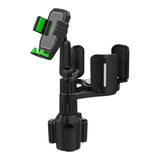 Maxbell Car Cup Holder Expander with Phone Holder for Mugs Coffee Cups Snacks